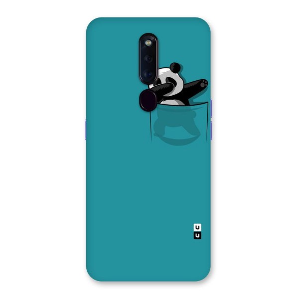 Panda Dabbing Away Back Case for Oppo F11 Pro