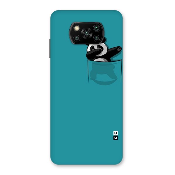 Panda Dabbing Away Back Case for Poco X3