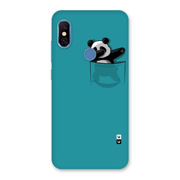 Panda Dabbing Away Back Case for Redmi Note 6 Pro