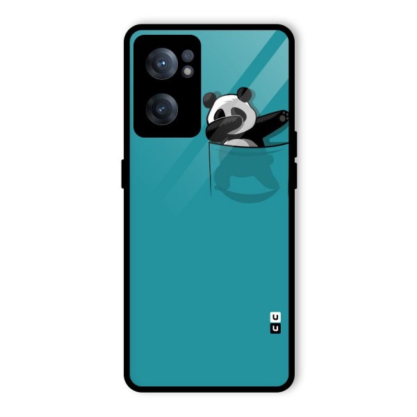 Panda Dabbing Away Glass Back Case for OnePlus Nord CE 2 5G