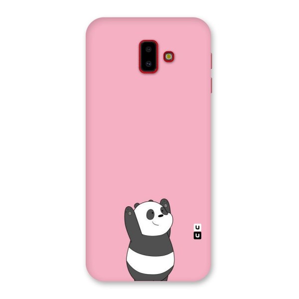 Panda Handsup Back Case for Galaxy J6 Plus