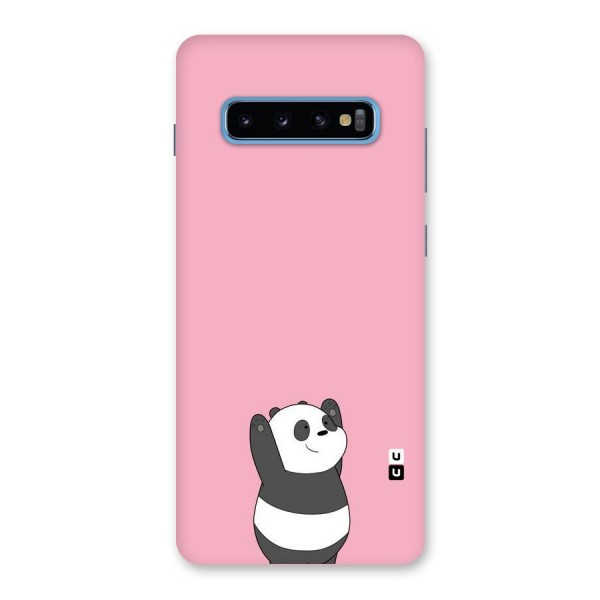 Panda Handsup Back Case for Galaxy S10 Plus