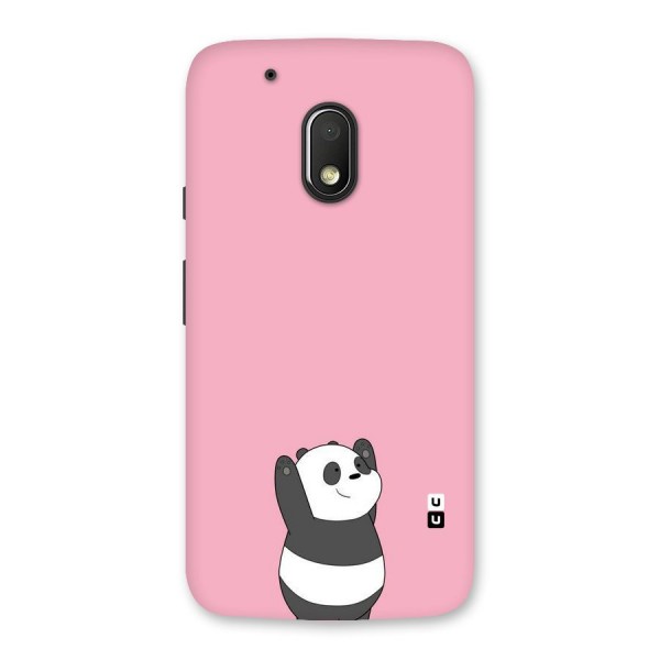 Panda Handsup Back Case for Moto G4 Play
