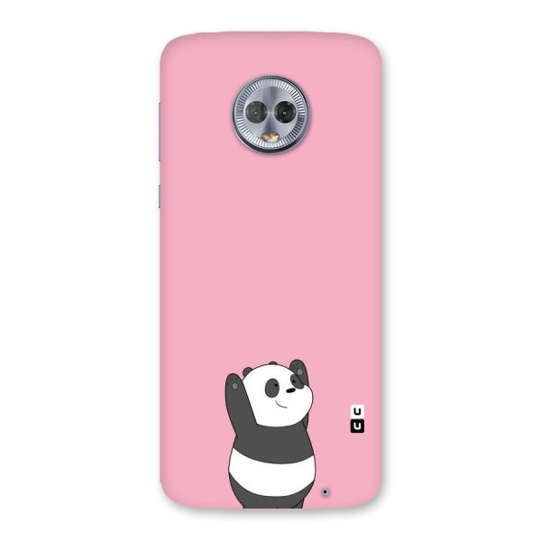 Panda Handsup Back Case for Moto G6 Plus
