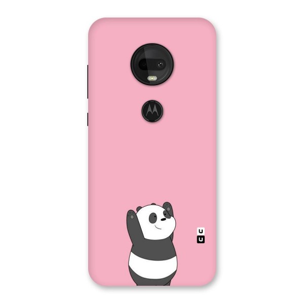 Panda Handsup Back Case for Moto G7