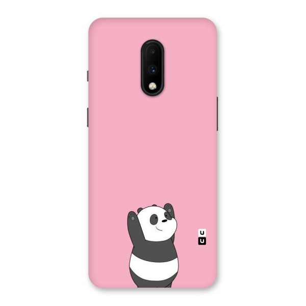 Panda Handsup Back Case for OnePlus 7