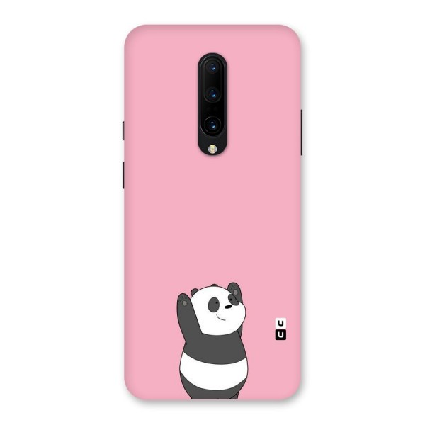 Panda Handsup Back Case for OnePlus 7 Pro