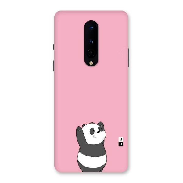 Panda Handsup Back Case for OnePlus 8