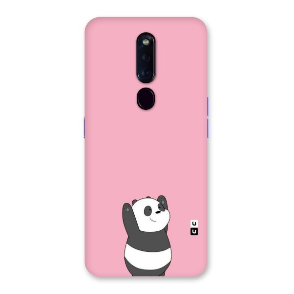 Panda Handsup Back Case for Oppo F11 Pro