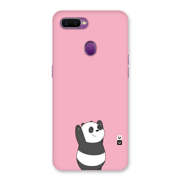 Panda Handsup Back Case for Oppo F9