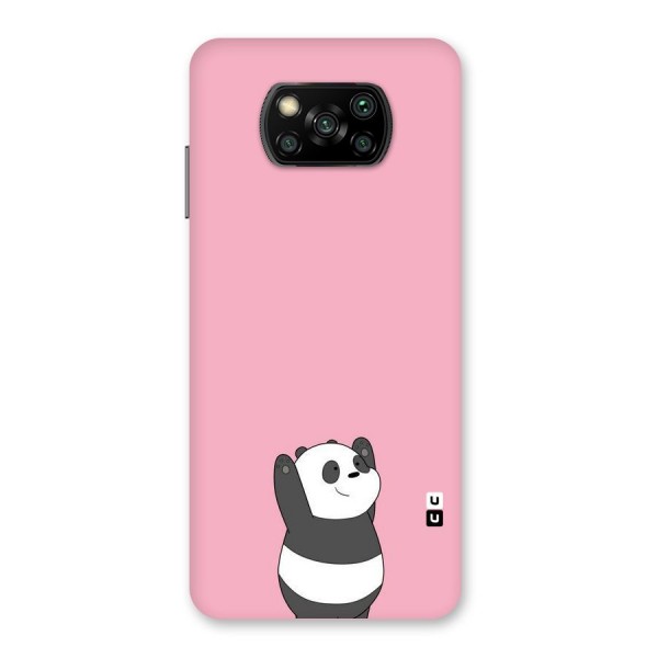 Panda Handsup Back Case for Poco X3