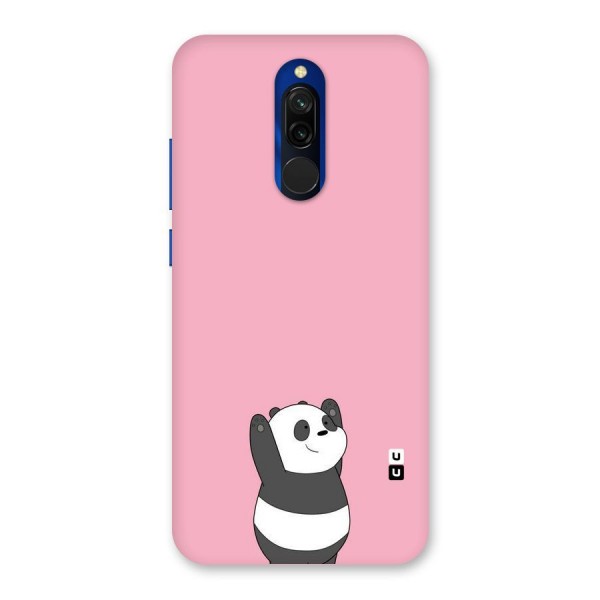 Panda Handsup Back Case for Redmi 8