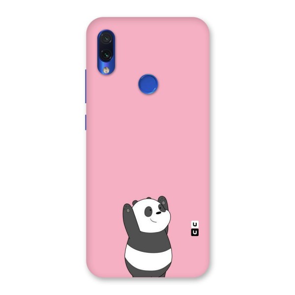 Panda Handsup Back Case for Redmi Note 7