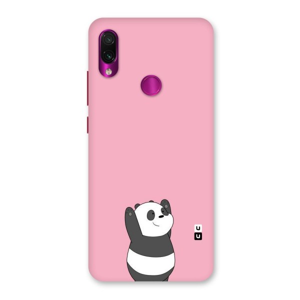Panda Handsup Back Case for Redmi Note 7 Pro