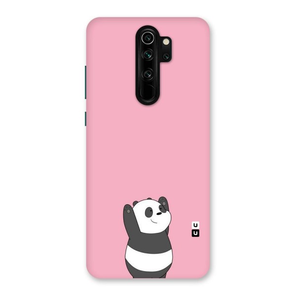 Panda Handsup Back Case for Redmi Note 8 Pro