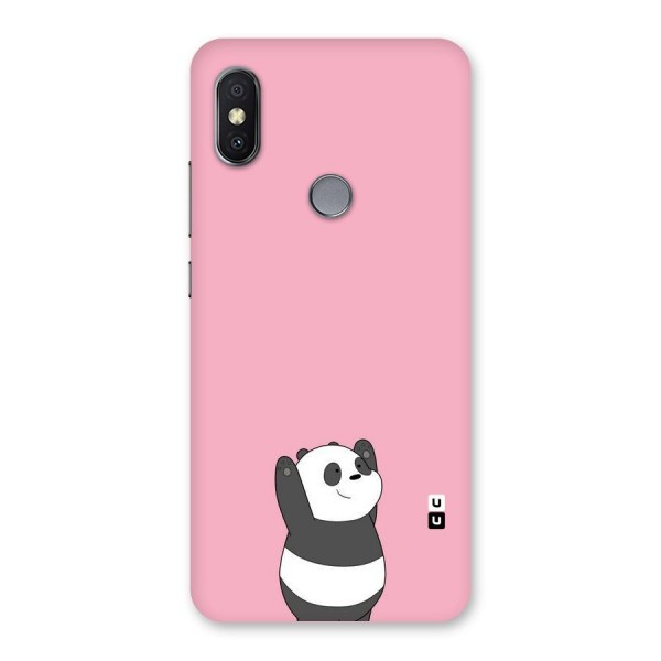 Panda Handsup Back Case for Redmi Y2