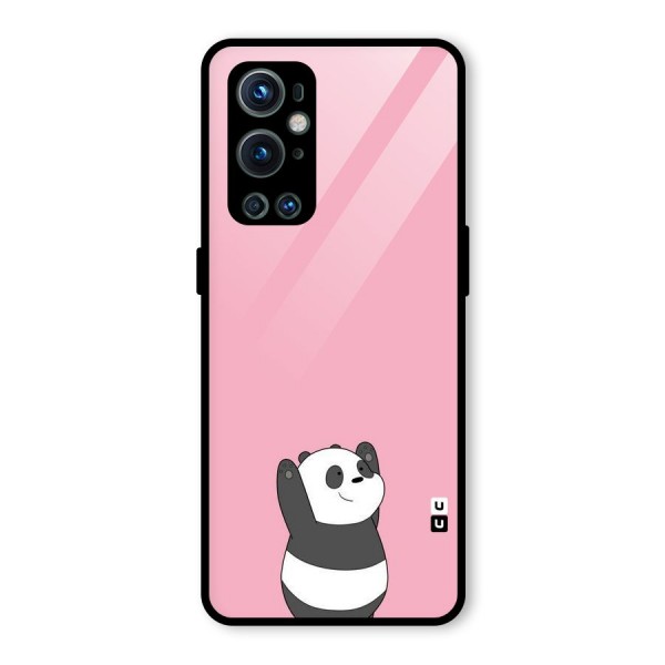 Panda Handsup Glass Back Case for OnePlus 9 Pro