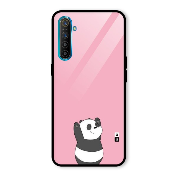 Panda Handsup Glass Back Case for Realme XT