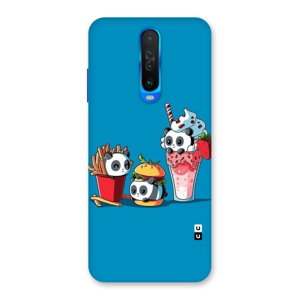 Panda Lazy Back Case for Poco X2