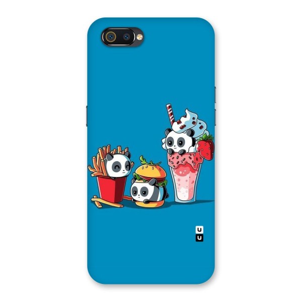 Panda Lazy Back Case for Realme C2