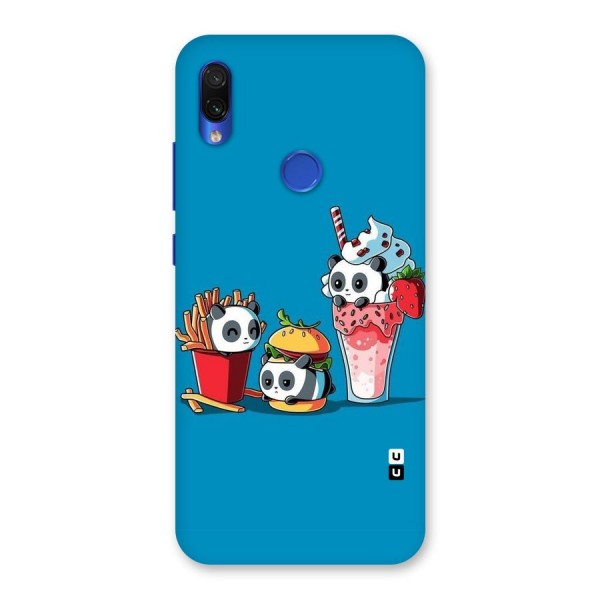 Panda Lazy Back Case for Redmi Note 7S