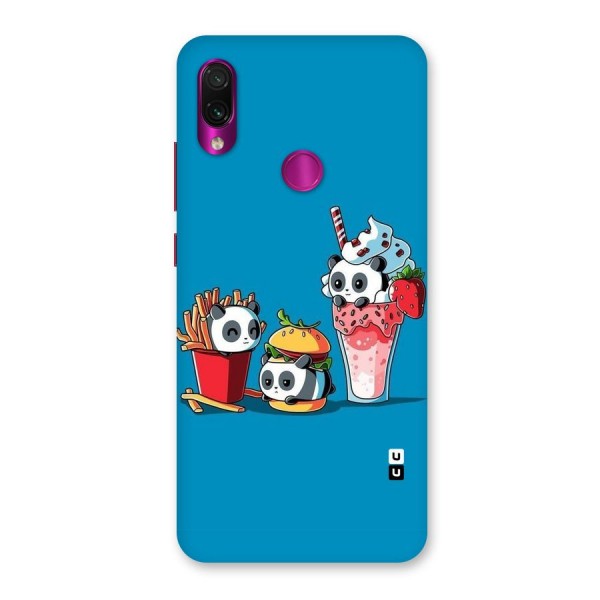 Panda Lazy Back Case for Redmi Note 7 Pro