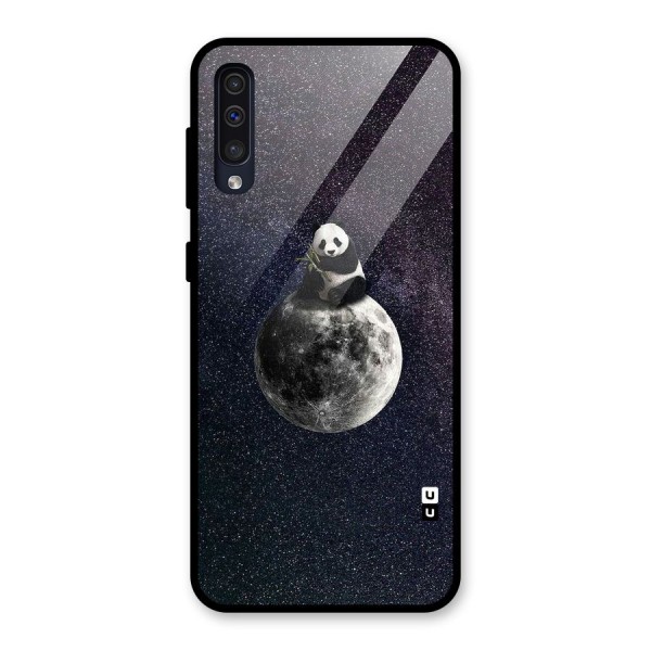 Panda Space Glass Back Case for Galaxy A50