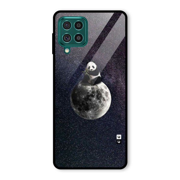 Panda Space Glass Back Case for Galaxy F62