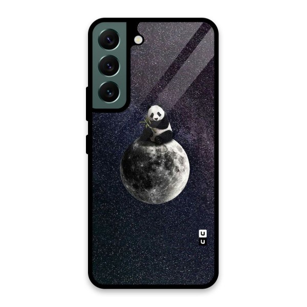 Panda Space Glass Back Case for Galaxy S22 5G