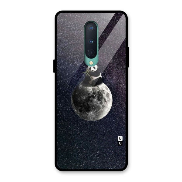 Panda Space Glass Back Case for OnePlus 8