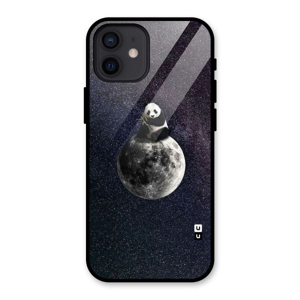 Panda Space Glass Back Case for iPhone 12