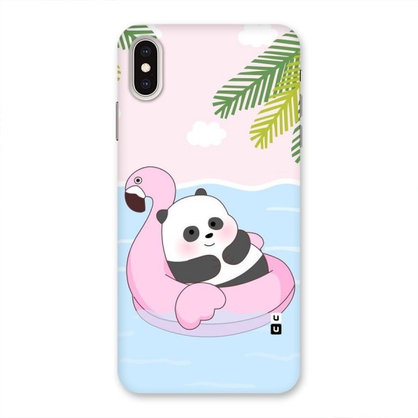 Panda Swim Back Case for iPhone XS Max