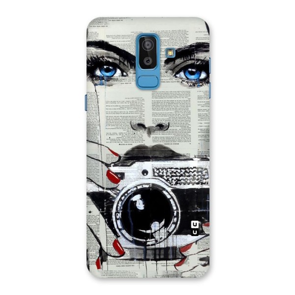Paper Face Beauty Back Case for Galaxy J8