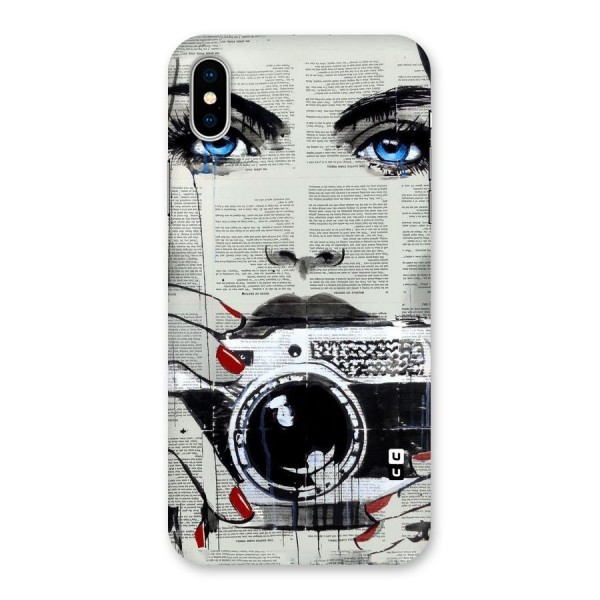 Paper Face Beauty Back Case for iPhone XS