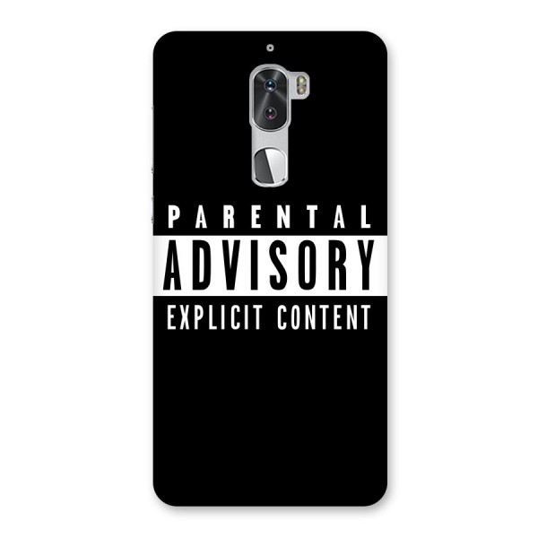 Parental Advisory Label Back Case for Coolpad Cool 1