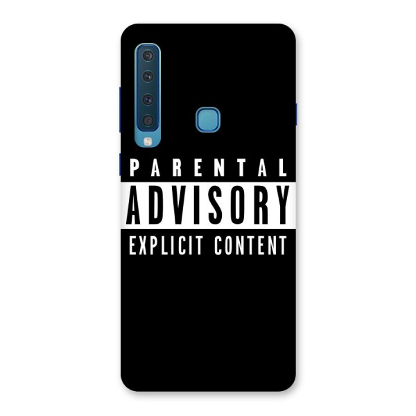 Parental Advisory Label Back Case for Galaxy A9 (2018)