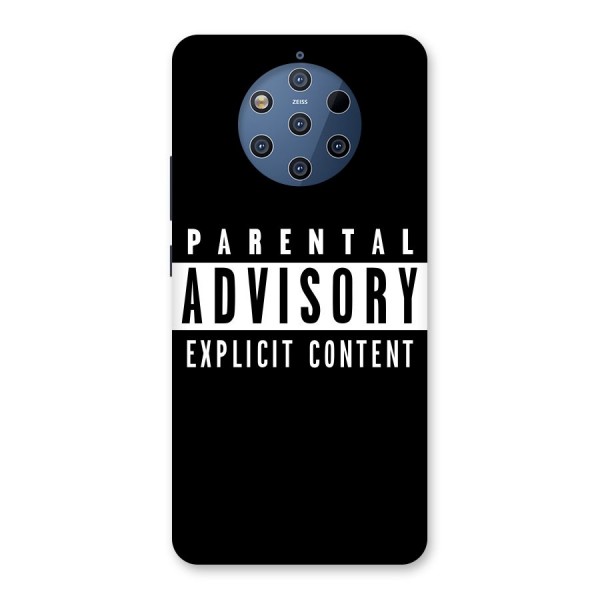 Parental Advisory Label Back Case for Nokia 9 PureView