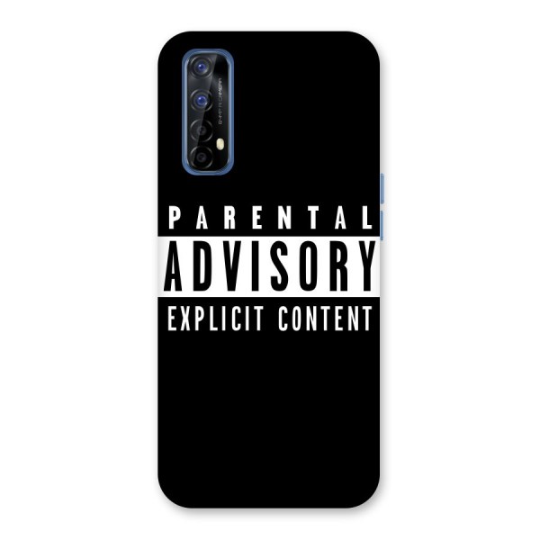 Parental Advisory Label Back Case for Realme 7