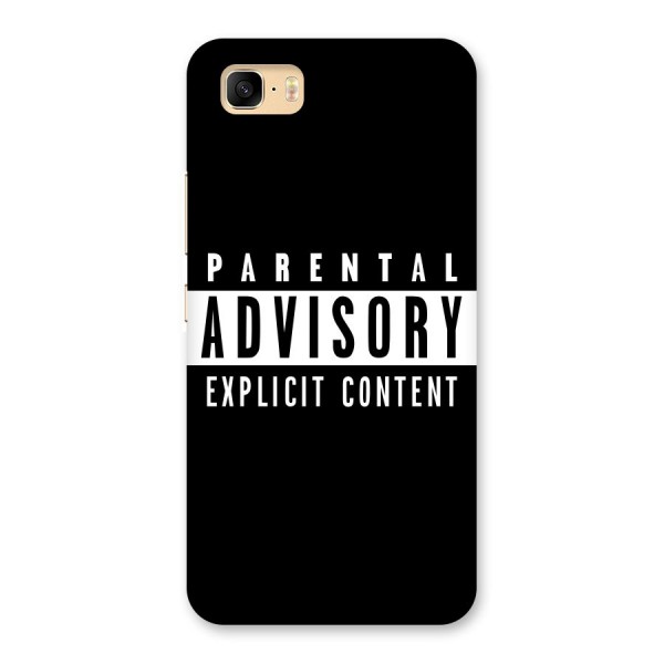 Parental Advisory Label Back Case for Zenfone 3s Max