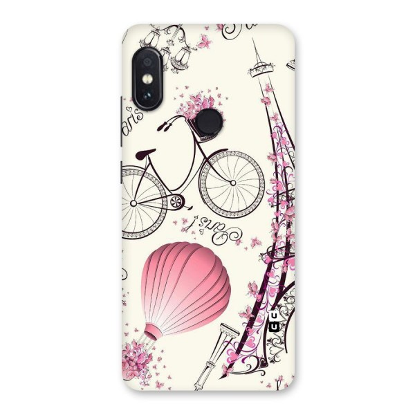 Paris Clipart Back Case for Redmi Note 5 Pro