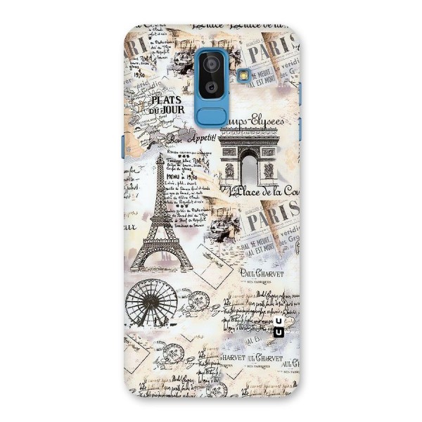 Paris Paper Back Case for Galaxy On8 (2018)