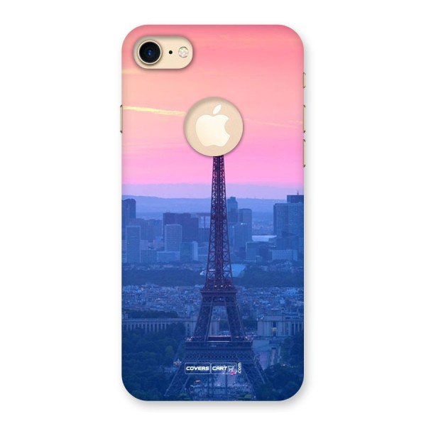 Paris Tower Back Case for iPhone 7 Logo Cut