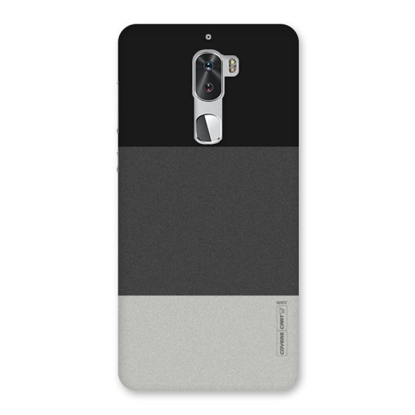 Pastel Black and Grey Back Case for Coolpad Cool 1