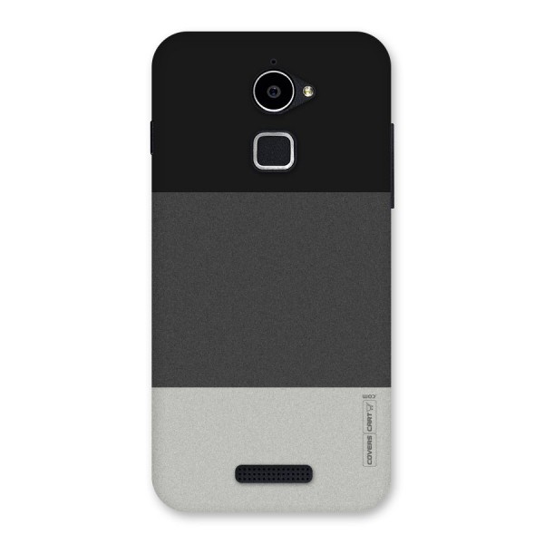 Pastel Black and Grey Back Case for Coolpad Note 3 Lite