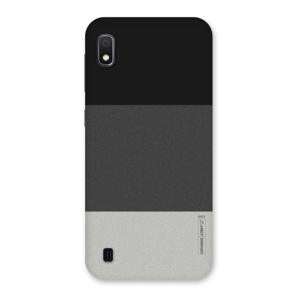 Pastel Black and Grey Back Case for Galaxy A10