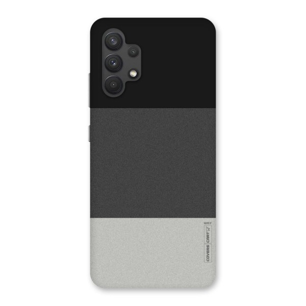 Pastel Black and Grey Back Case for Galaxy A32