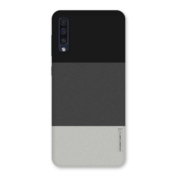 Pastel Black and Grey Back Case for Galaxy A50