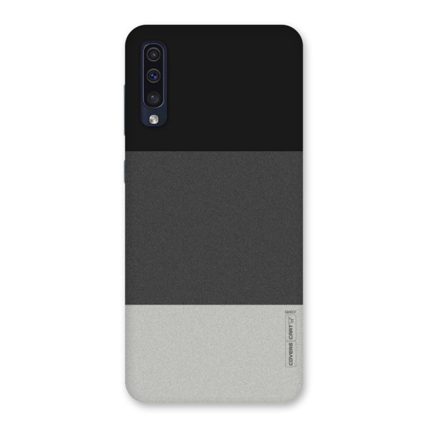 Pastel Black and Grey Back Case for Galaxy A50