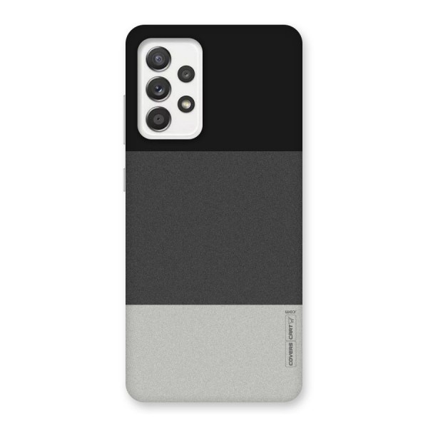 Pastel Black and Grey Back Case for Galaxy A52