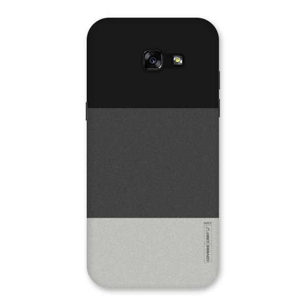 Pastel Black and Grey Back Case for Galaxy A5 2017